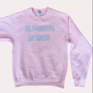 Women Pink Oversized Sweatshirt (Brand New)